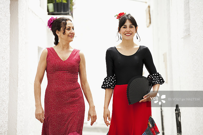 西班牙弗拉门戈舞者图片素材