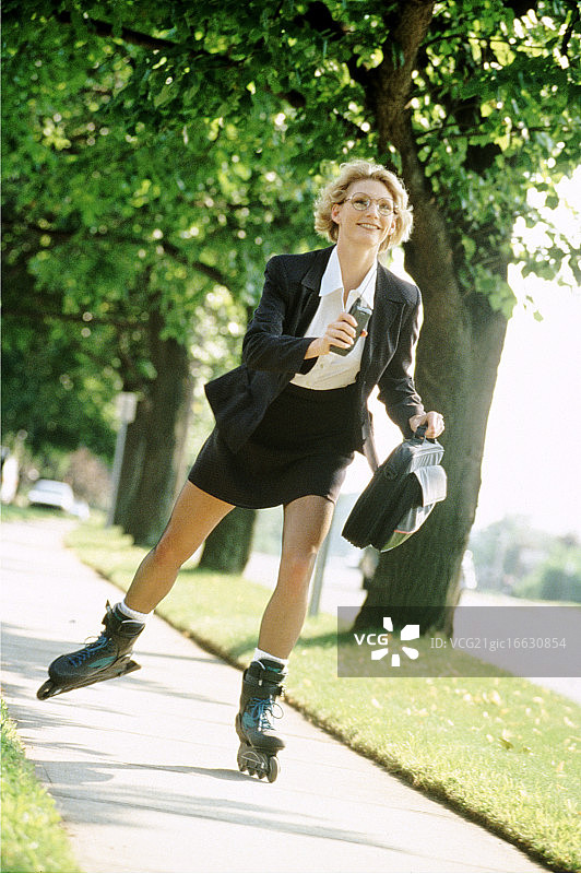 具有创新精神的女商人图片素材