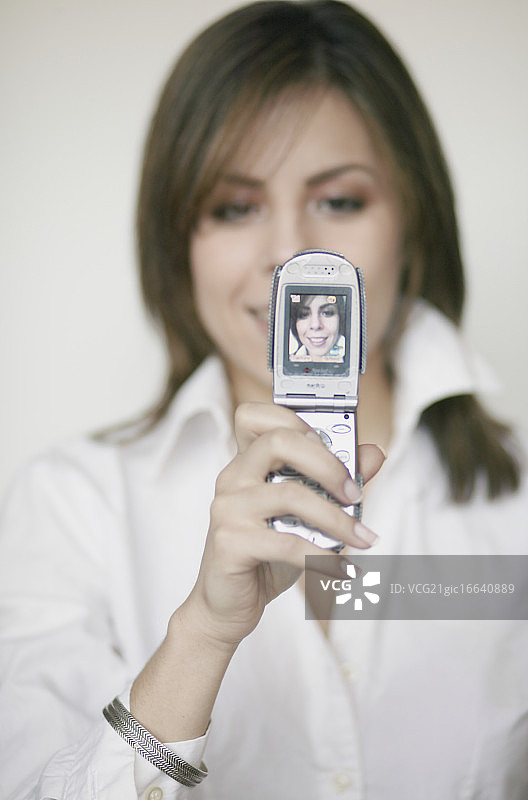 用照相手机自拍图片素材