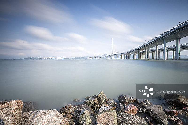 深圳湾大桥图片素材