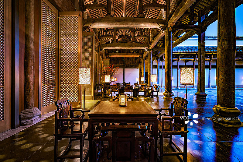 奢华禅意餐厅图片素材