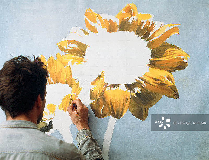 艺术家绘画图片素材