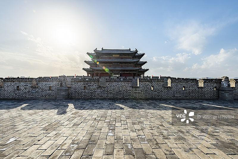 山西大同城墙图片素材