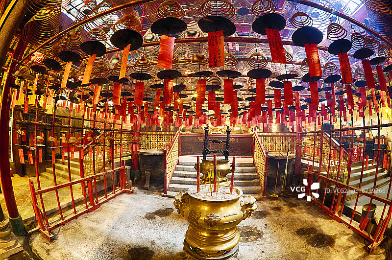 文武庙内部的陈设图片素材