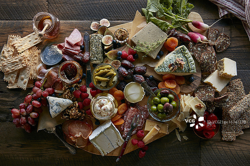 法式肉食拼盘图片素材