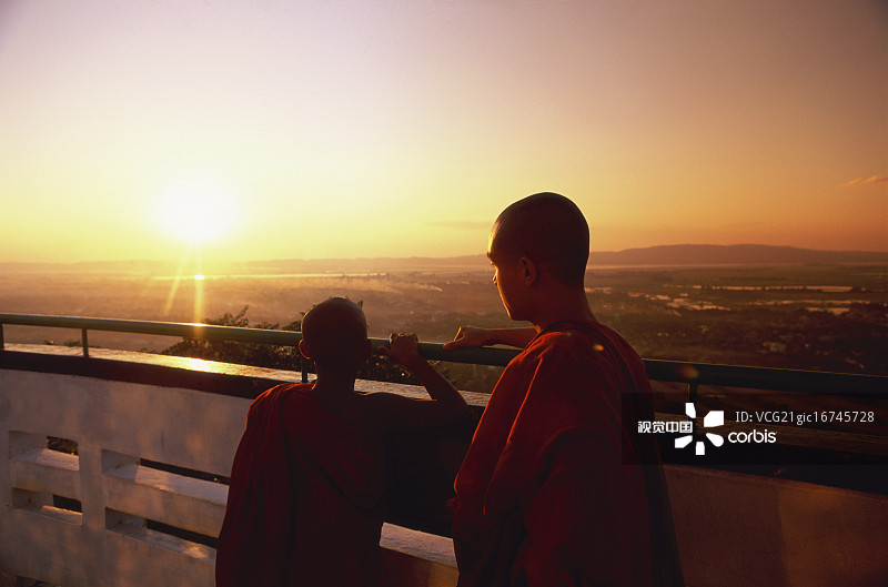 缅甸曼德勒山图片素材