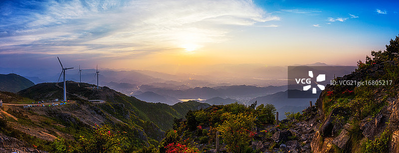 括苍山风光图片素材