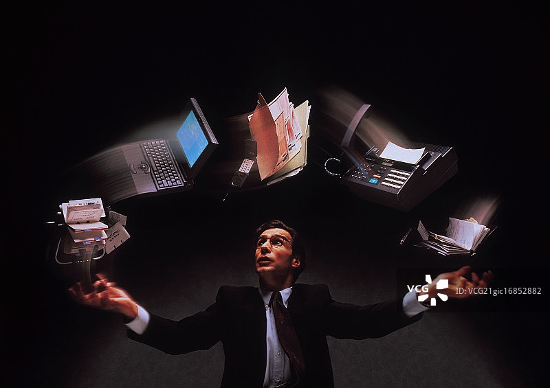 玩杂耍的商人图片素材