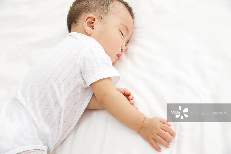 可爱宝宝睡觉图片素材
