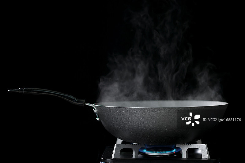 燃气灶和炒锅图片素材