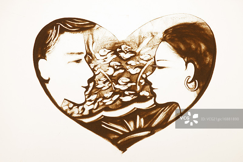 沙画创意图片素材