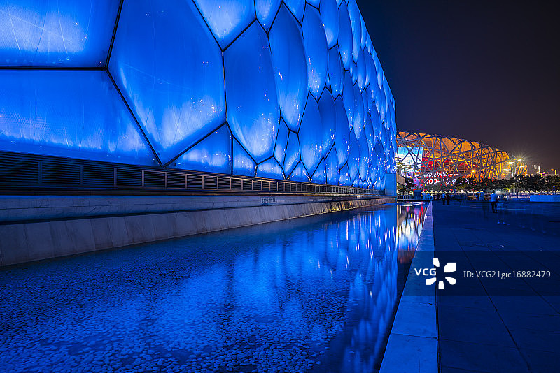 北京水立方图片素材