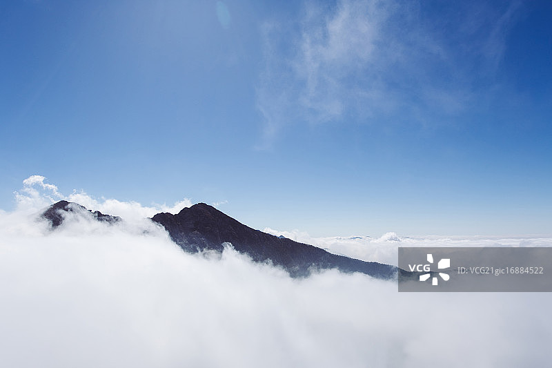 太白山云海图片素材