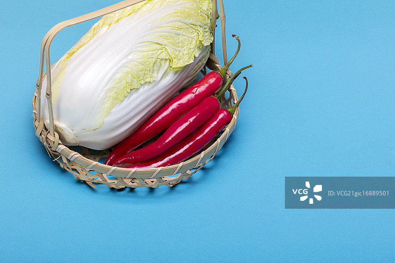 白菜辣椒图片素材