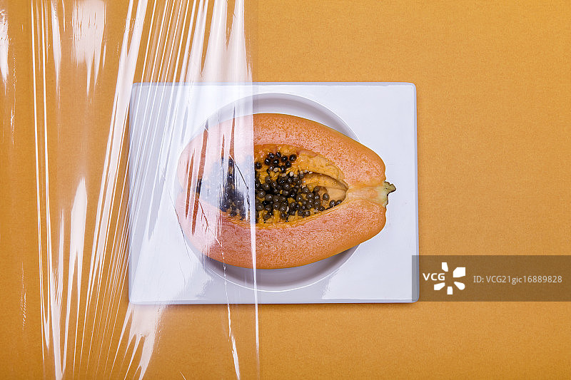 半个木瓜图片素材