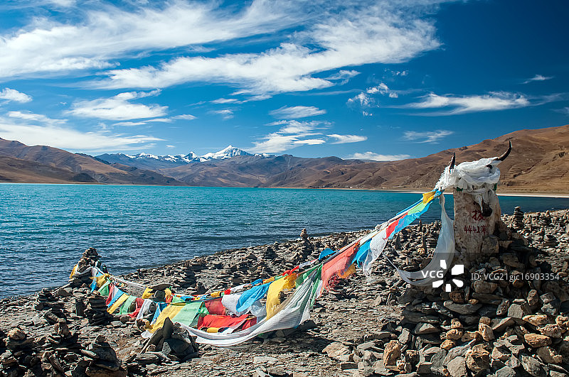 羊卓雍错图片素材