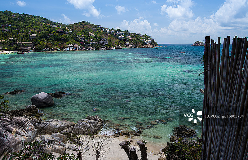 涛岛鲨鱼湾，泰国图片素材
