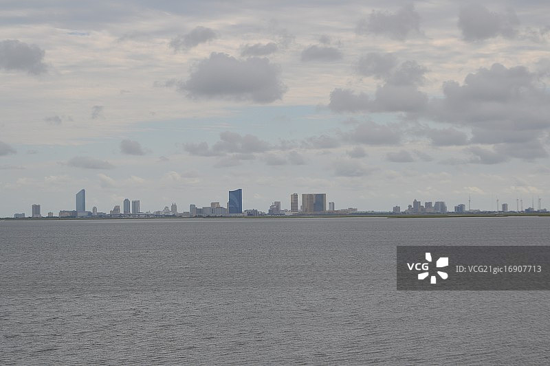 大西洋城天际线图片素材