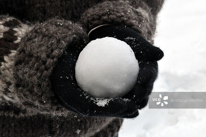 完美的雪球图片素材