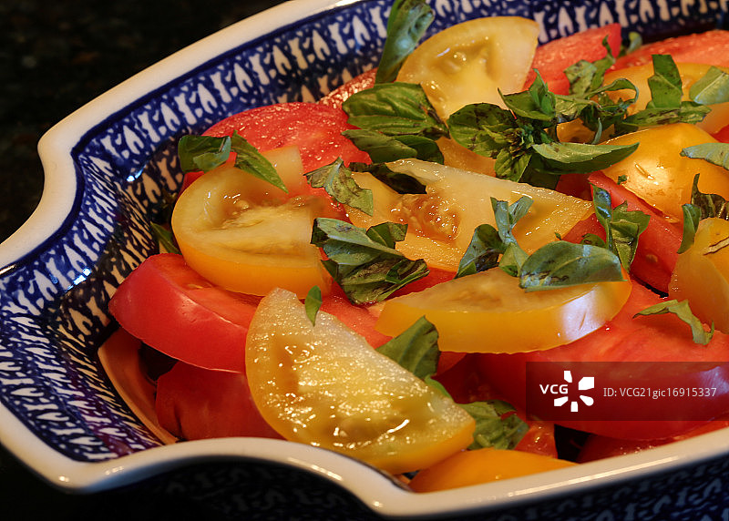 番茄沙拉图片素材