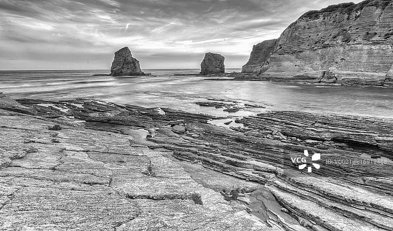 昂代-法国的双生岩图片素材