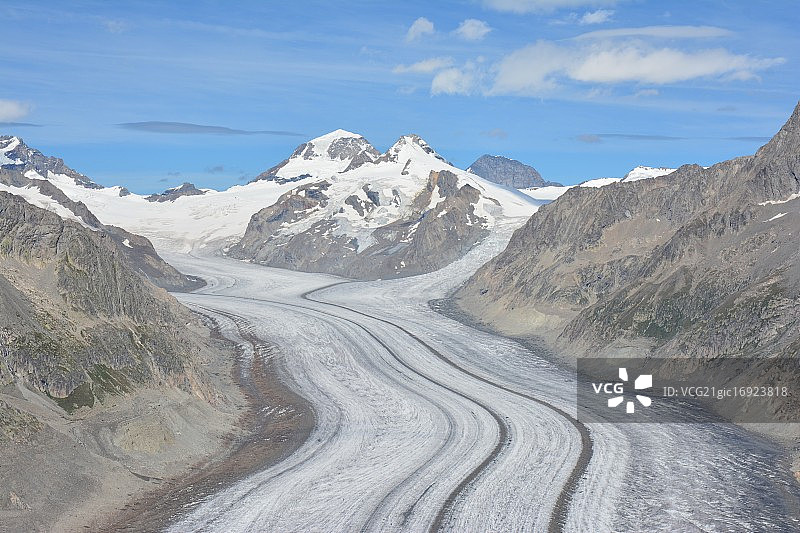 阿莱奇冰川图片素材