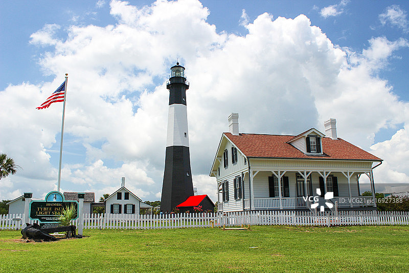 泰比岛灯塔图片素材