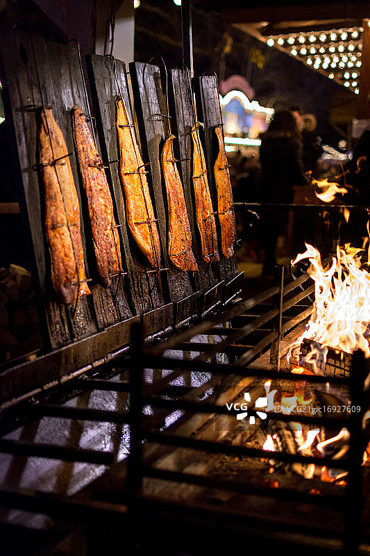 熏三文鱼图片素材