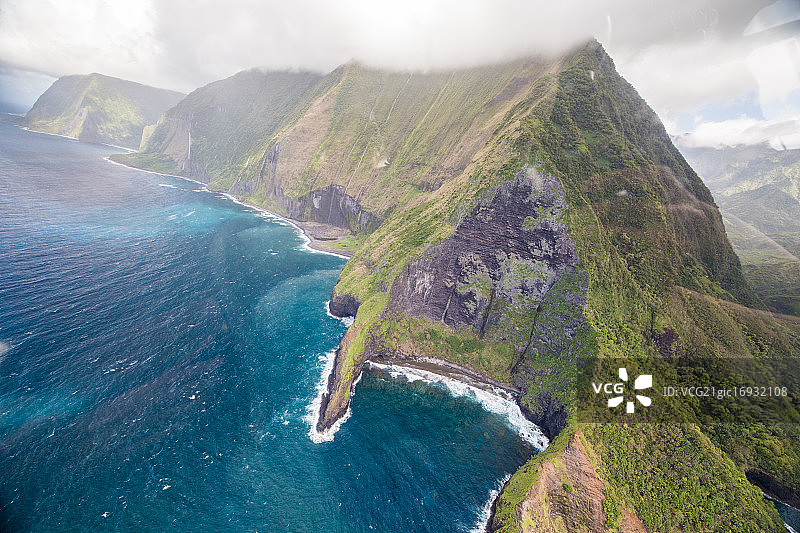 莫洛凯岛北海岸线图片素材