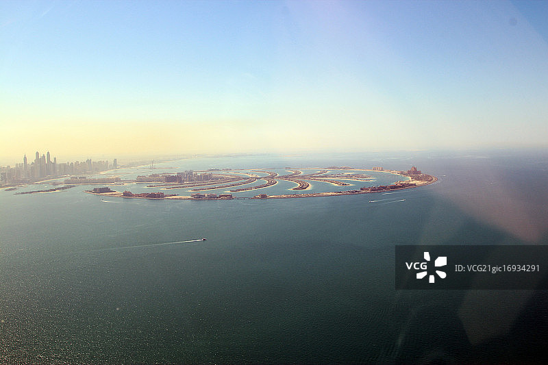迪拜棕榈岛图片素材