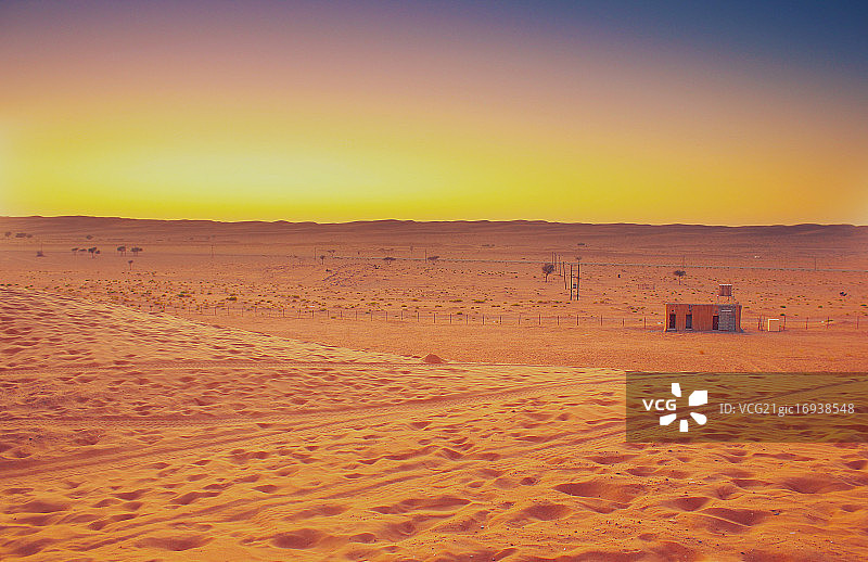阿曼马斯喀特沙漠图片素材