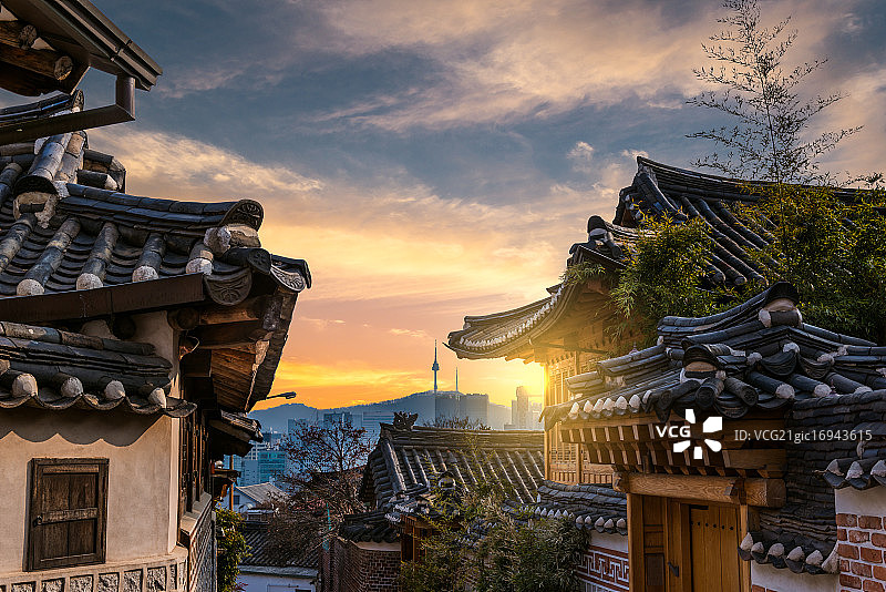 北村韩屋村图片素材