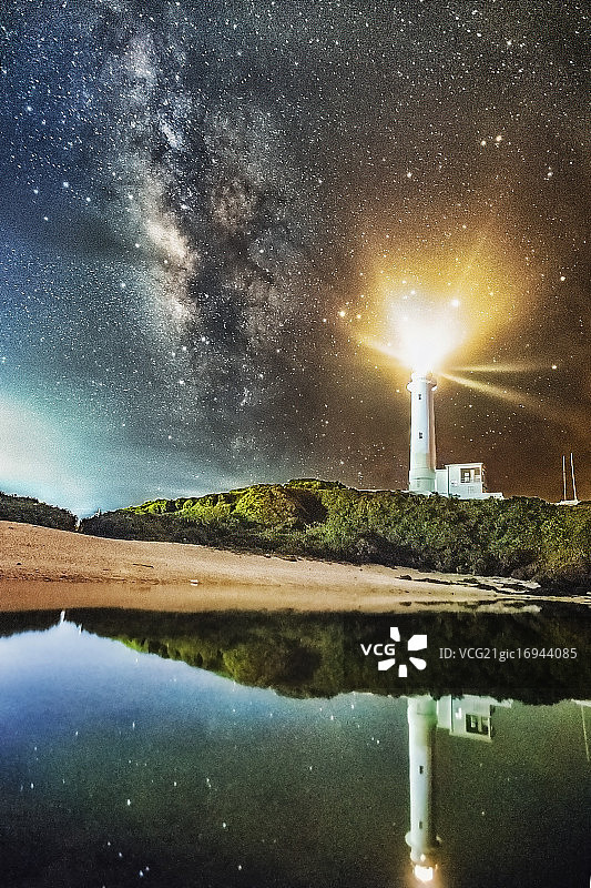 中国台湾绿岛银河图片素材