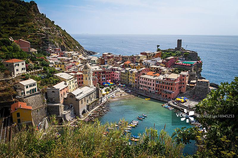 韦尔纳扎，美丽的意大利！图片素材