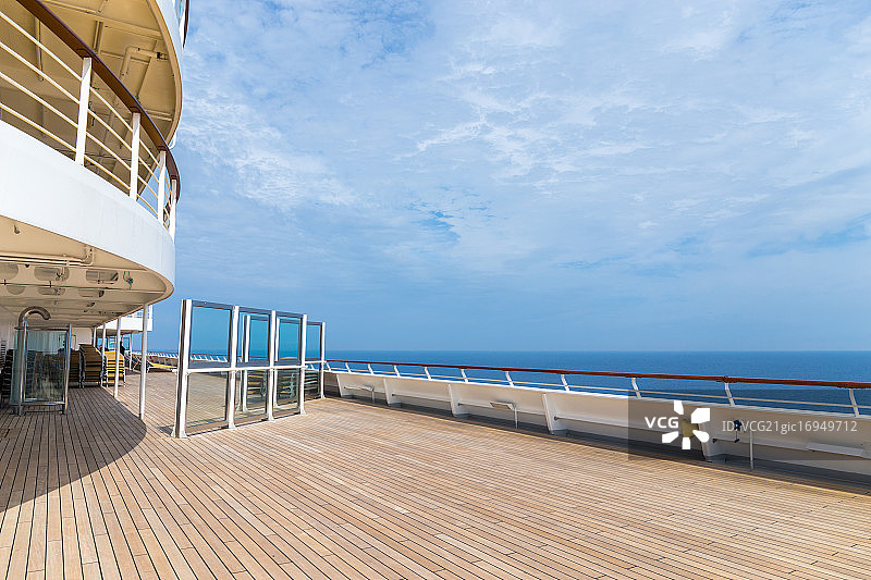 大海邮轮甲板图片素材