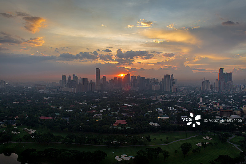马尼拉天际线图片素材
