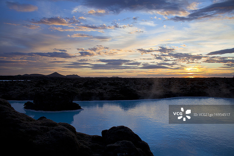 冰岛蓝湖图片素材