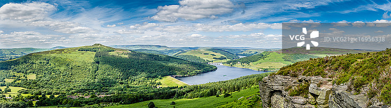 从班福德边缘看雷迪波瓦水库图片素材