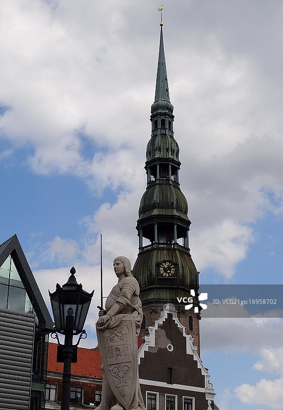 拉脱维亚里加老城区图片素材