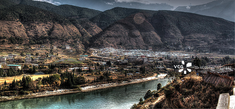 壮丽的不丹图片素材