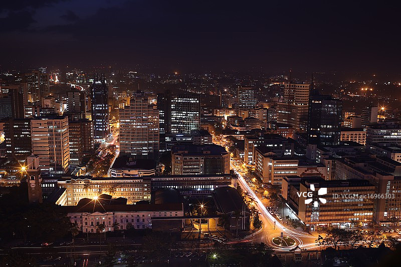 内罗毕夜景图片素材