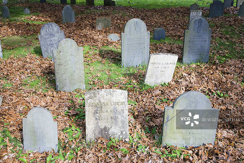 新英格兰墓地图片素材