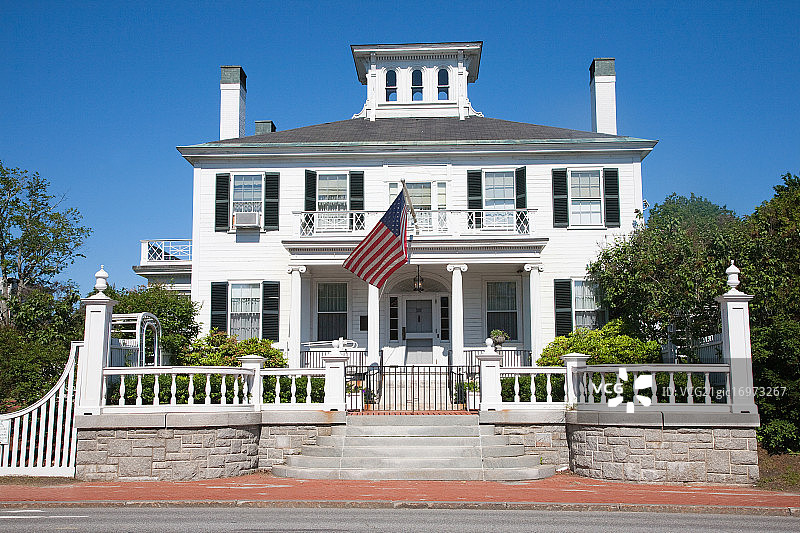缅因州州长官邸图片素材