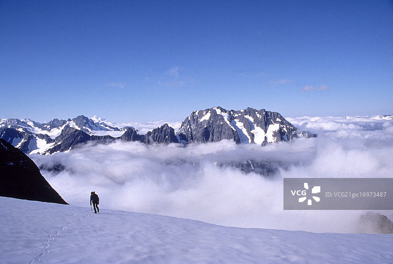 攀登禁山图片素材