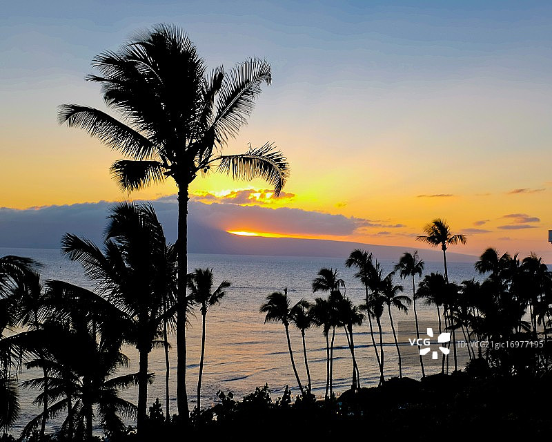 卡纳帕利日落图片素材