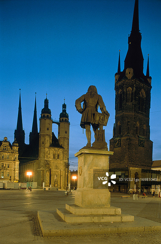 哈雷亨德尔纪念碑图片素材