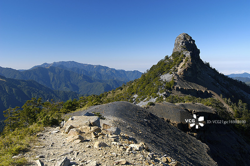 台湾,苗栗县,小霸尖山,标高3418M图片素材