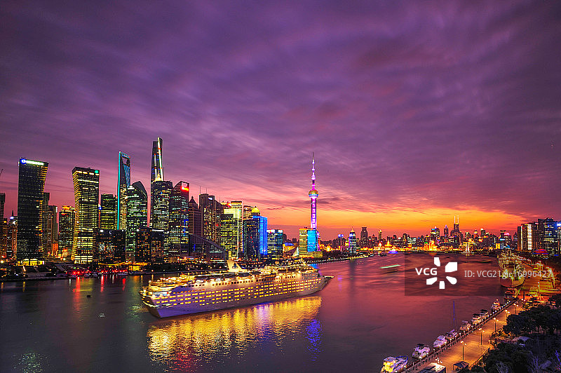 上海城市夜景3图片素材