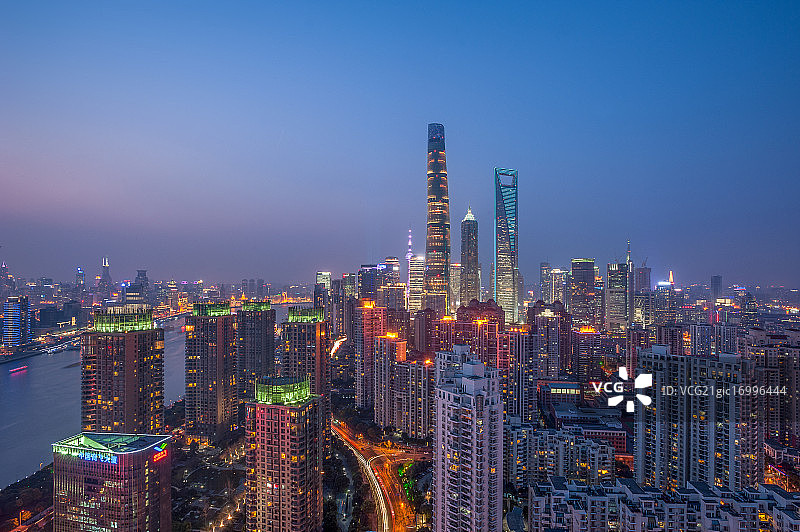 上海城市夜景6图片素材