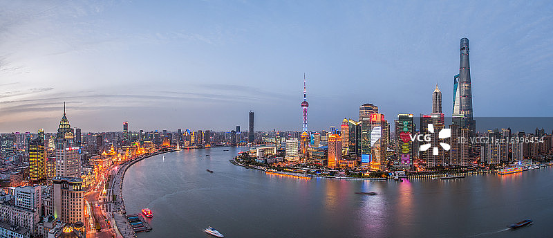 上海城市夜景4图片素材